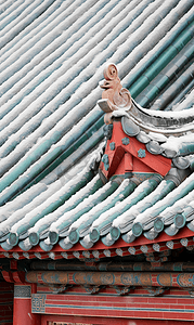 北京故宫博物院摄影照片_冬季故宫雪景摄影图35