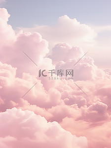 天空中的粉色彩云10背景背景素材
