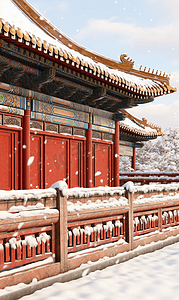冬季故宫雪景摄影图26