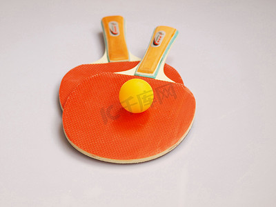 体育器材图摄影照片_体育用具乒乓球体育器械摄影图
