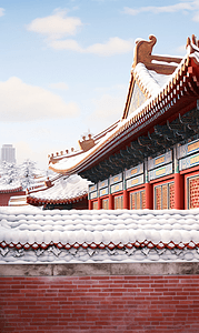 冬季故宫雪景摄影图10