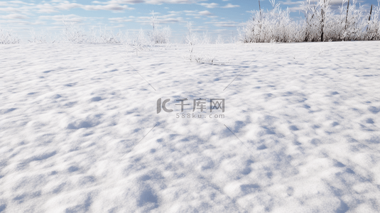 冬天白雪皑皑雪地背景(8)