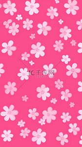 粉色艺术花背景图片_可爱少女粉色芭比粉红碎花背景