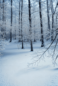 fcba2431da062d908c0d60d63fe840f0摄影照片_下雪白天树枝上的积雪图片062