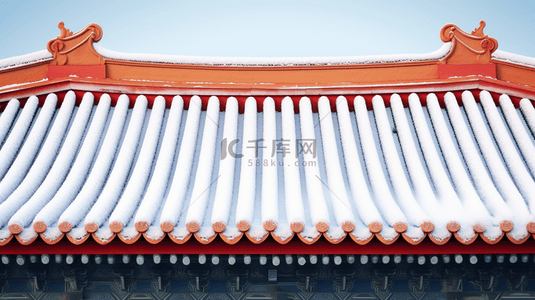 北京故宫背景图片_北京故宫冬季雪景特写镜头图片15