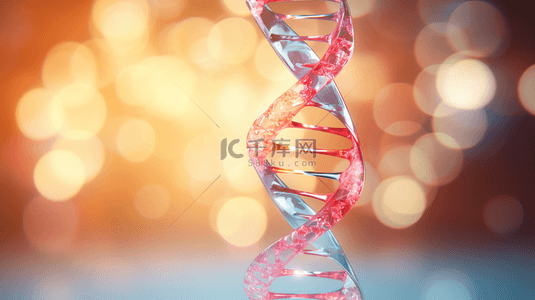 DNA双螺旋背景图片_艺术DNA光亮虚化背景1设计图