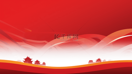 中国红建筑背景图片_中国红正能量古典建筑背景11