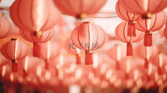 年货节背景图片_红色新年中国年喜庆灯笼背景10设计图