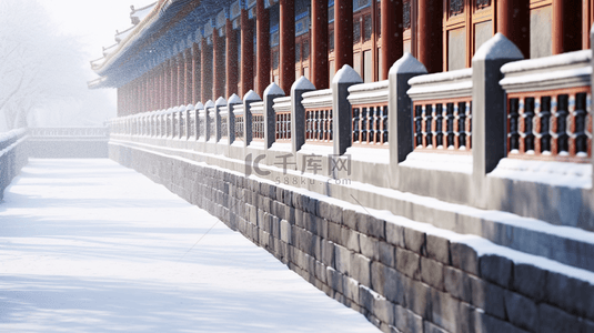 故宫冬季古建筑雪景图片19