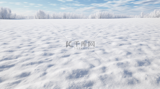 冬天背景图片_冬天白雪皑皑雪地背景(5)