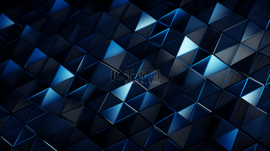 蓝色几何科技感纹理装饰背景3设计图