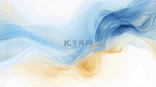 中国风金色蓝色渐变大理石纹理背景7