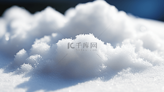 雪地白雪冰雪特写产品广告背景(15)