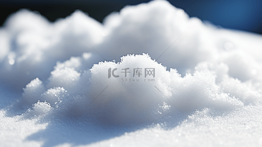 冰雪海报背景背景图片_雪地白雪冰雪特写产品广告背景(15)