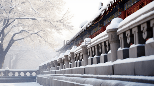 故宫冬季古建筑雪景图片18