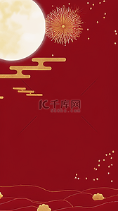 中式花纹红色背景图片_新年中式花纹平铺底纹素材