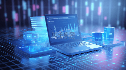 蓝色科技感金融数据分析图片15