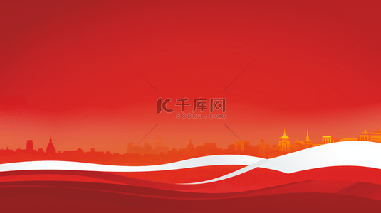 建筑红背景图片_中国红正能量古典建筑背景4