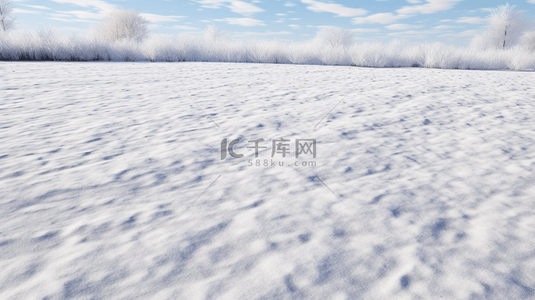 冬天背景图片_冬天白雪皑皑雪地背景(7)