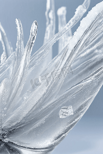 寒冷冬季结晶冰霜图47