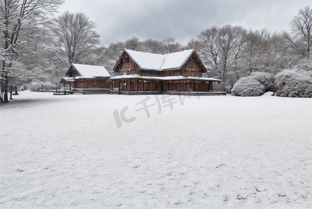 冬季户外厚积雪雪景图片102