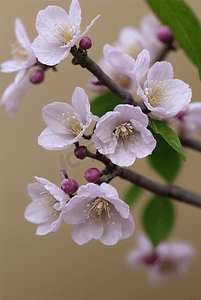 春天盛开的粉色桃花图片46