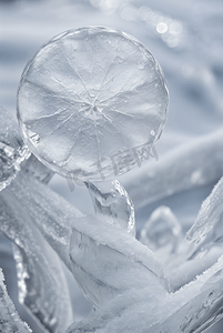 冬天寒冷结冰冰晶图片120