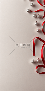 红色圣诞节素材背景图片_浅色圣诞节简约装饰背景6