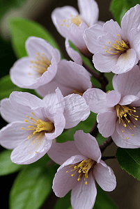 春天盛开的粉色桃花图片58