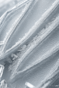 寒冷冬季结晶冰霜图24