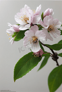 春天盛开的粉色桃花图片129