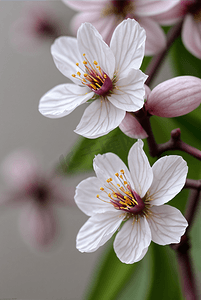 春天盛开的桃花摄影照片_春天盛开的粉色桃花图片145