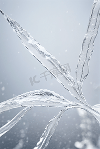 寒冷冬季结晶冰霜图37