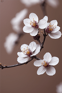 春天盛开的粉色桃花图片72