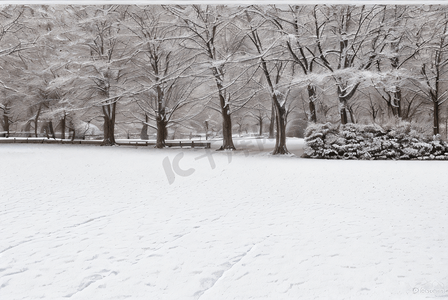 冬季户外厚积雪雪景图片93