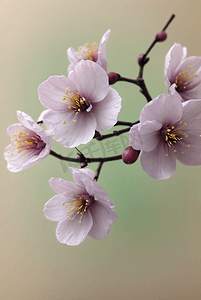春天盛开的粉色桃花图片59