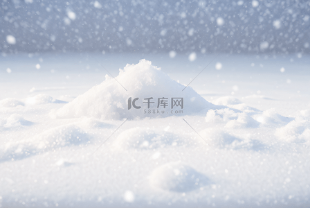 冬日风景背景图片_寒冷冬季雪景唯美风景图4