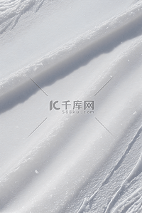 冬天背景图片_寒冷冬季厚厚的白色积雪310