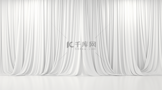 白色装饰窗帘图片11