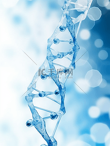 基因医疗科技背景图片_蓝色生物科技基因双螺旋结构图片16