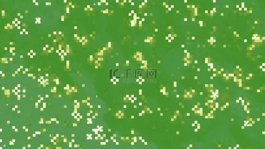 几何方块颗粒像素背景图片_绿色质感像素格子抽象像素化背景