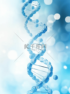 医疗基因背景图片_蓝色生物科技基因双螺旋结构图片15