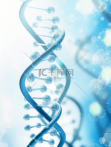蓝色生物科技基因双螺旋结构图片10