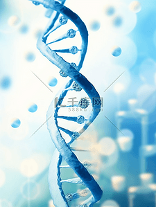 医疗基因背景图片_蓝色生物科技基因双螺旋结构图片20