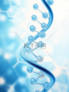 蓝色生物科技基因双螺旋结构图片17