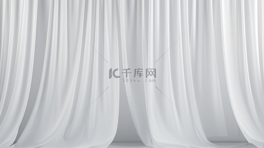 白色装饰窗帘图片18