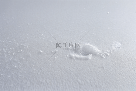 寒冷冬季厚厚的白色积雪339