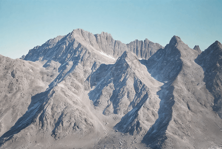 冬季高山山脉冰雪景观图片246