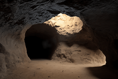 天然石窟地窖洞穴图片27