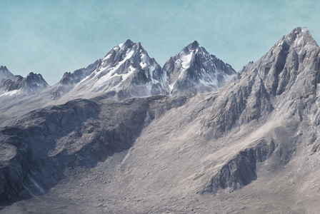 冬季高山山脉冰雪景观图片383